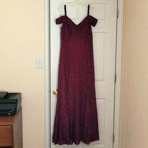 it's a beautiful, long dress